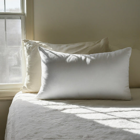 COMFORT SOFT MICROFIBER PILLOW (17 X 27) (WHITE) (PACK OF 2)